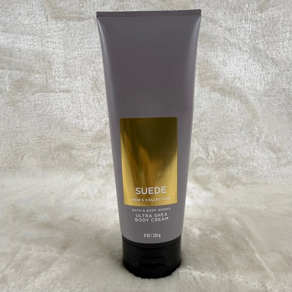 Bath & Body Works Suede Men's Collection Ultra Shea Body Cream 8oz
